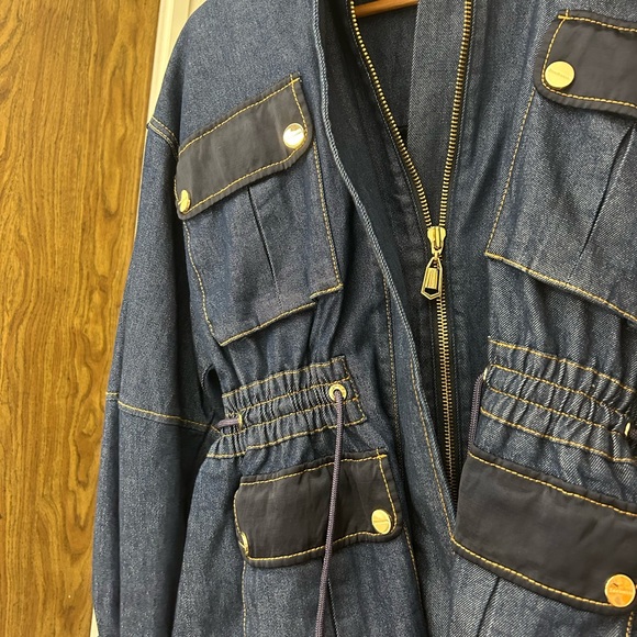 Zimmermann Denim Jacket in Mid Blue size AU1 - Picture 3 of 7